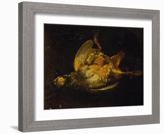 Still Life with Partridge-Alexandre-Francois Desportes-Framed Giclee Print