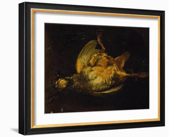 Still Life with Partridge-Alexandre-Francois Desportes-Framed Giclee Print