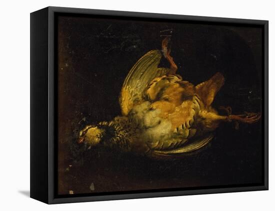 Still Life with Partridge-Alexandre-Francois Desportes-Framed Premier Image Canvas