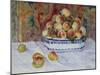 Still Life with Peaches, 1881-Pierre-Auguste Renoir-Mounted Art Print