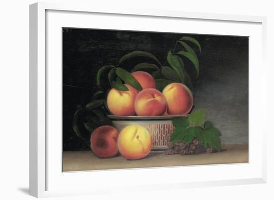 Still-Life with Peaches, C.1816-Raphaelle Peale-Framed Giclee Print