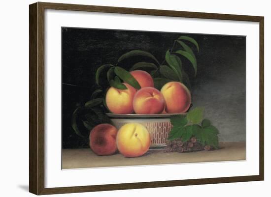 Still-Life with Peaches, C.1816-Raphaelle Peale-Framed Giclee Print