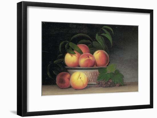 Still-Life with Peaches, C.1816-Raphaelle Peale-Framed Premium Giclee Print