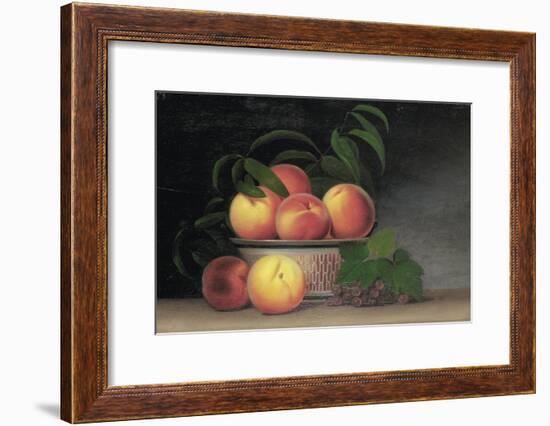 Still-Life with Peaches, C.1816-Raphaelle Peale-Framed Giclee Print