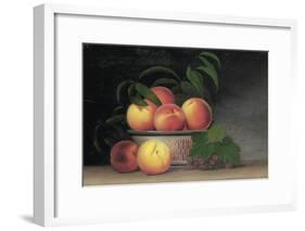 Still-Life with Peaches, C.1816-Raphaelle Peale-Framed Giclee Print
