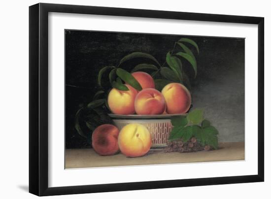 Still-Life with Peaches, C.1816-Raphaelle Peale-Framed Giclee Print