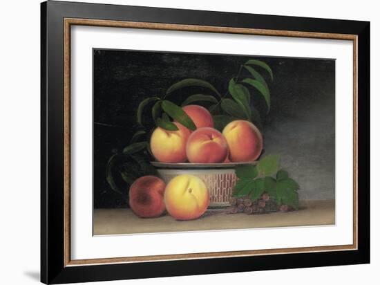 Still-Life with Peaches, C.1816-Raphaelle Peale-Framed Giclee Print