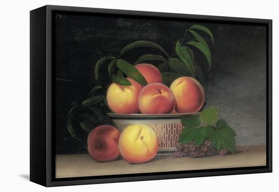Still-Life with Peaches, C.1816-Raphaelle Peale-Framed Premier Image Canvas