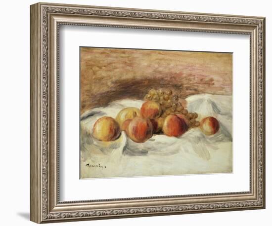 Still Life with Peaches-Pierre-Auguste Renoir-Framed Giclee Print