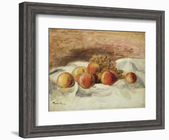 Still Life with Peaches-Pierre-Auguste Renoir-Framed Giclee Print