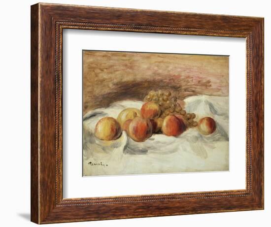 Still Life with Peaches-Pierre-Auguste Renoir-Framed Giclee Print