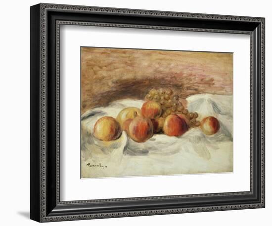 Still Life with Peaches-Pierre-Auguste Renoir-Framed Giclee Print