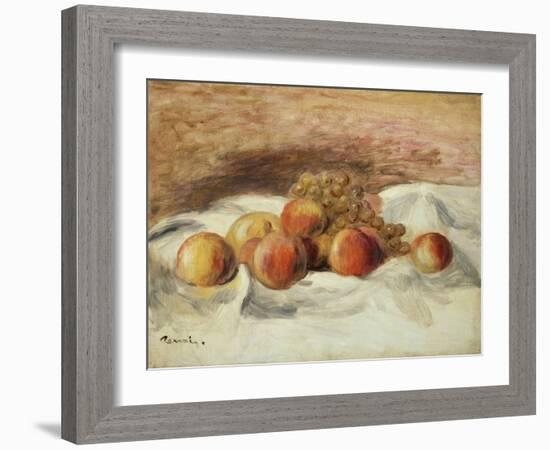 Still Life with Peaches-Pierre-Auguste Renoir-Framed Giclee Print