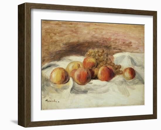 Still Life with Peaches-Pierre-Auguste Renoir-Framed Giclee Print
