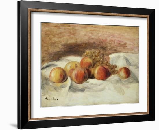 Still Life with Peaches-Pierre-Auguste Renoir-Framed Giclee Print