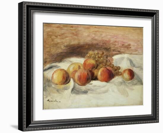 Still Life with Peaches-Pierre-Auguste Renoir-Framed Giclee Print