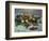 Still Life with Pears and Grapes, 1880-Claude Monet-Framed Giclee Print