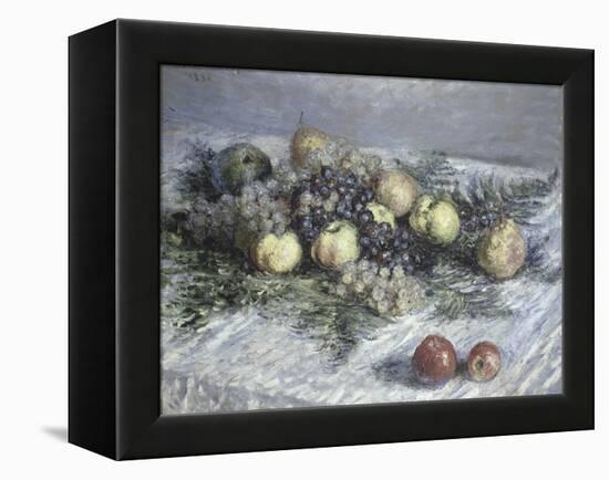 Still Life with Pears and Grapes-Claude Monet-Framed Premier Image Canvas