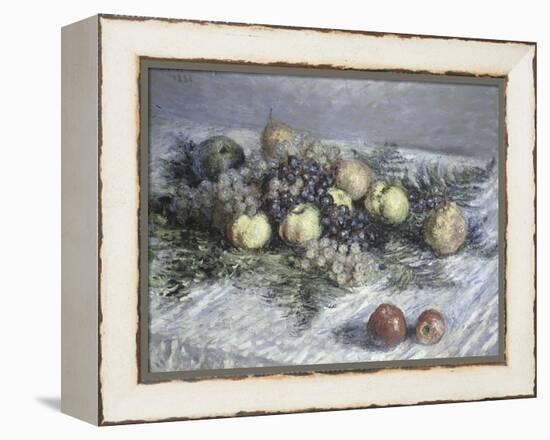 Still Life with Pears and Grapes-Claude Monet-Framed Premier Image Canvas