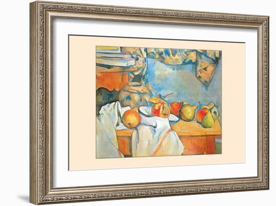 Still-Life with Pears-Paul C?zanne-Framed Art Print