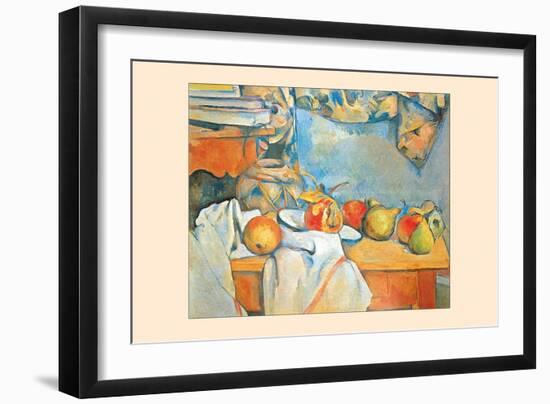 Still-Life with Pears-Paul C?zanne-Framed Art Print