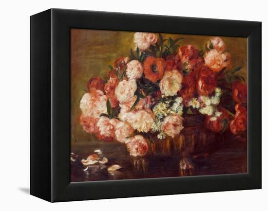 Still-Life with Peonies, 1872-Pierre-Auguste Renoir-Framed Premier Image Canvas
