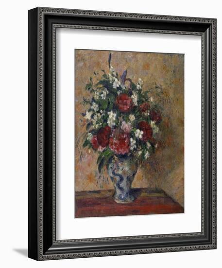 Still Life with Peonies and Mock Orange, 1872-1877-Camille Pissarro-Framed Giclee Print