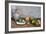 Still Life with Pitcher and Fruit, 1885-87-Paul Cézanne-Framed Giclee Print