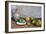 Still Life with Pitcher and Fruit, 1885-87-Paul Cézanne-Framed Giclee Print