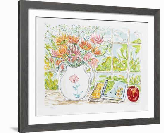 Still Life with Pitcher-Beverly Hyman-Framed Limited Edition