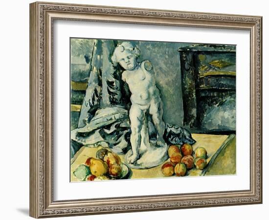 Still Life with Plaster Cupid, 1895-Paul Cézanne-Framed Giclee Print