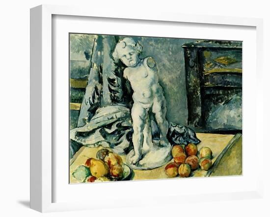 Still Life with Plaster Cupid, 1895-Paul Cézanne-Framed Giclee Print