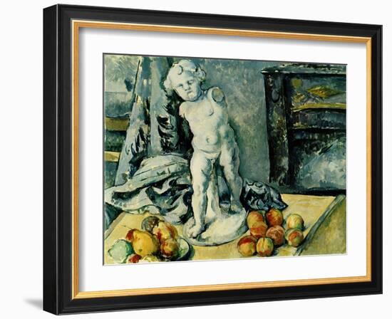 Still Life with Plaster Cupid, 1895-Paul Cézanne-Framed Giclee Print