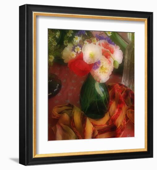 Still Life with Poppies-Judy Stalus-Framed Art Print