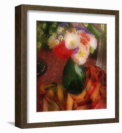 Still Life with Poppies-Judy Stalus-Framed Art Print