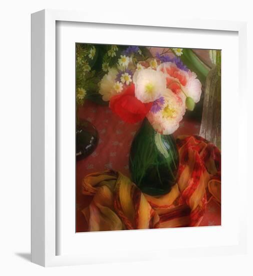 Still Life with Poppies-Judy Stalus-Framed Art Print