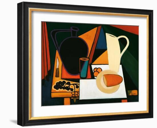 Still Life with Purple Mug, C.1960-Emil Parrag-Framed Giclee Print