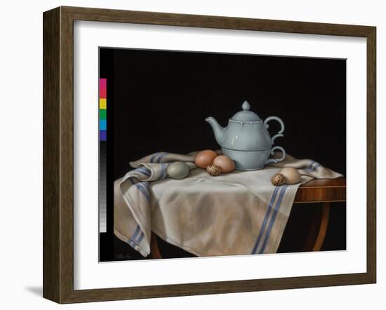 Still Life with Quail Eggs-Catherine Abel-Framed Giclee Print