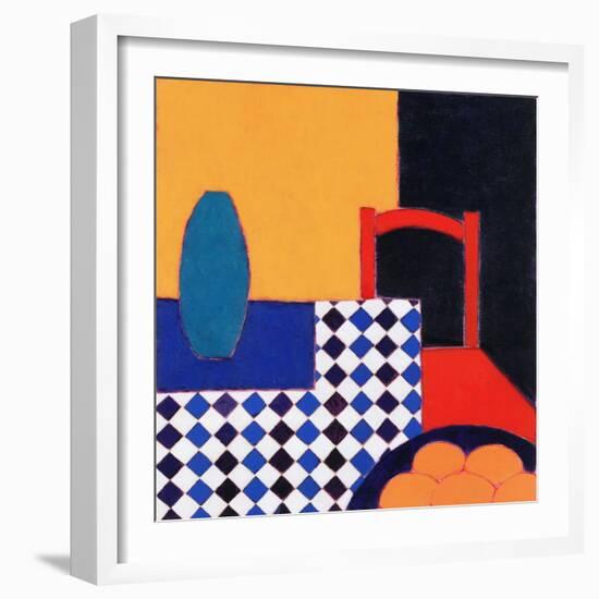 Still Life with Red Chair, 2002-Eithne Donne-Framed Giclee Print