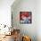 Still Life with Red Flowers-Patty Baker-Framed Stretched Canvas displayed on a wall