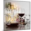 Still Life with Red Wine in Glass and Decanter-Alexander Feig-Mounted Photographic Print