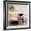 Still Life with Red Wine in Glass and Decanter-Alexander Feig-Framed Photographic Print