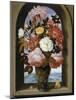 Still Life with Roses in a Berkemeijer Glass-Ambrosius The Elder Bosschaert-Mounted Giclee Print