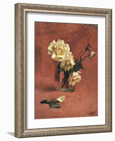 Still Life with Roses in a Glass-Edward Henry Potthast-Framed Giclee Print