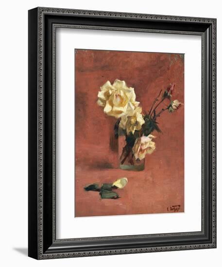 Still Life with Roses in a Glass-Edward Henry Potthast-Framed Giclee Print