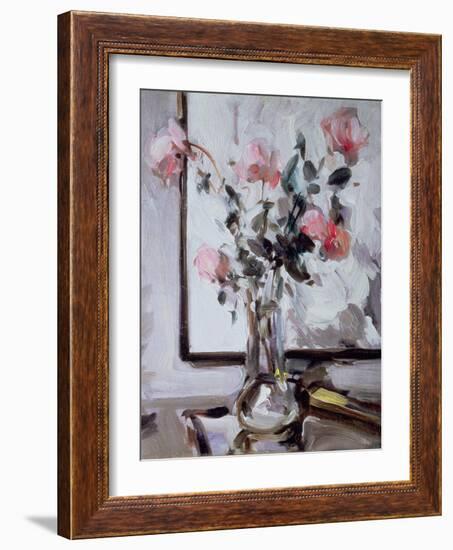Still Life with Roses-Samuel John Peploe-Framed Giclee Print