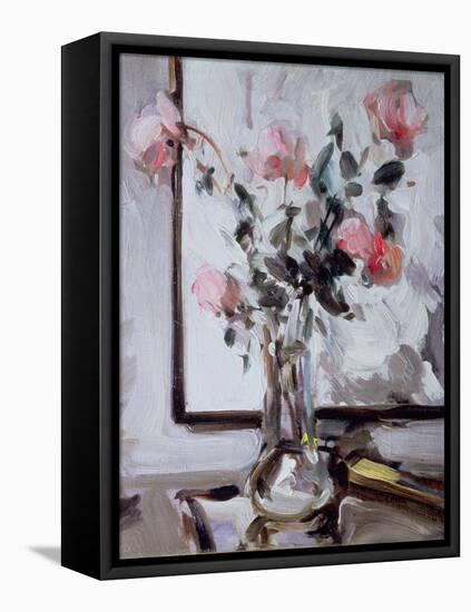 Still Life with Roses-Samuel John Peploe-Framed Premier Image Canvas