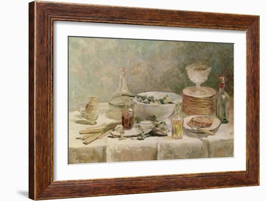 Still Life with Salad, C.1887-88-Edouard Vuillard-Framed Giclee Print