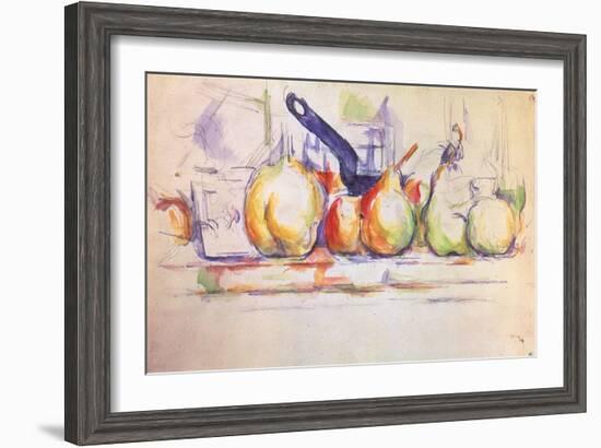 Still Life with Saucepan, 1902-Paul C?zanne-Framed Giclee Print