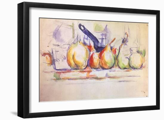 Still Life with Saucepan, 1902-Paul C?zanne-Framed Giclee Print